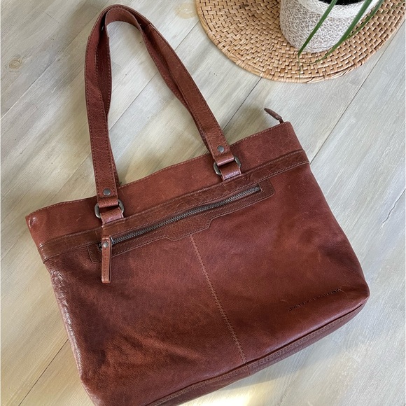 Fossil Handbags - Spike and sparrow large leather shoulder work bag